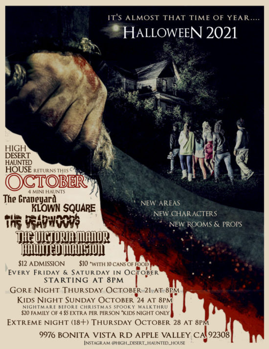 Events and Activities for October 2021 High Desert Entertainment Guide